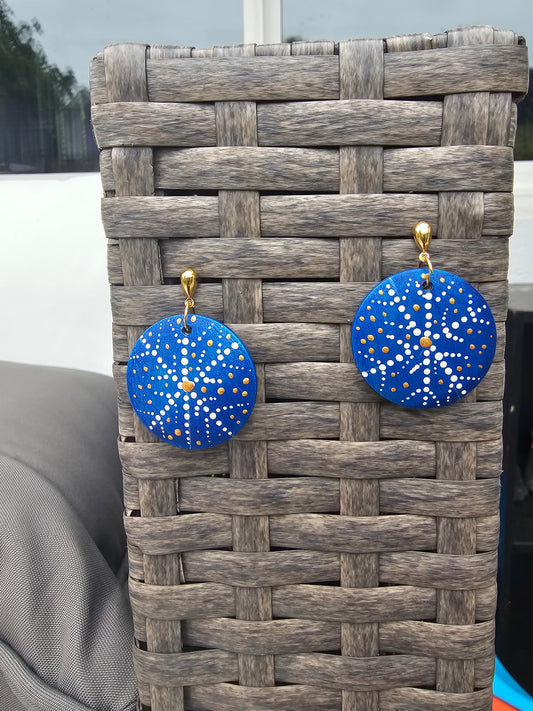 Hand painted Christmas Seasonal Earrings