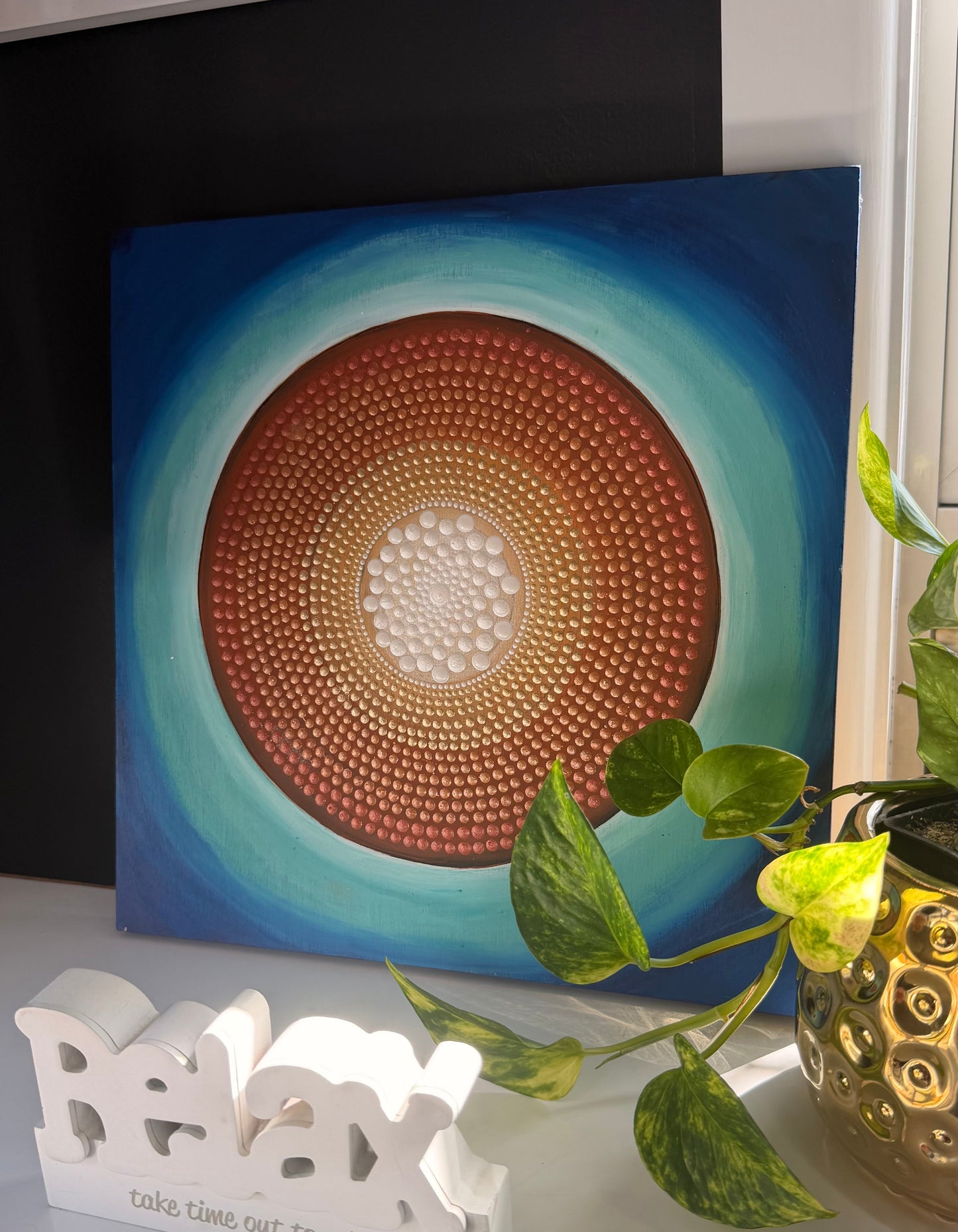 Celestial Dawn Original Mandala Paintings