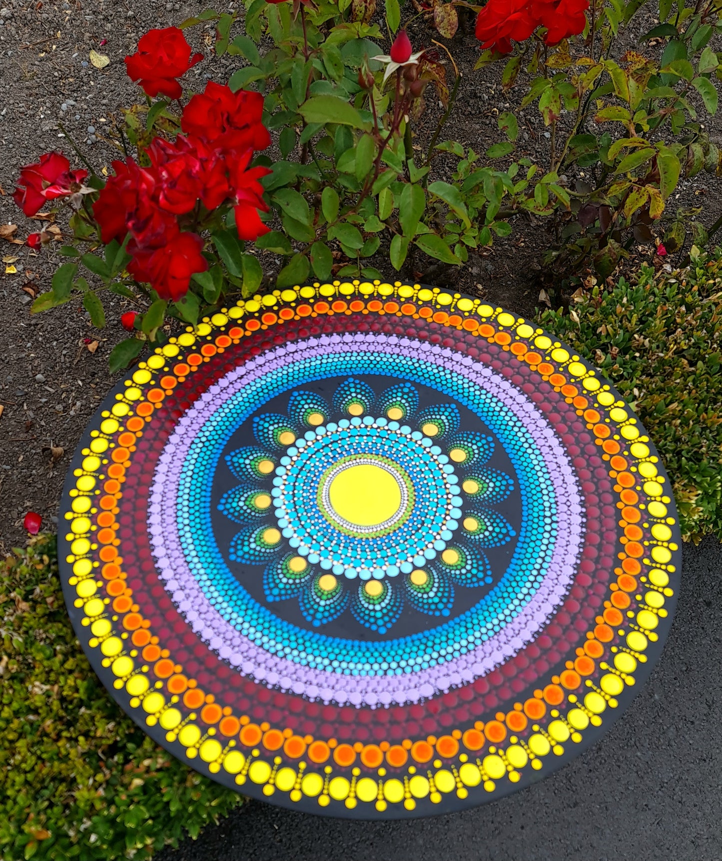 Hand Painted Unique Original Mandala Wall Decor Paintings