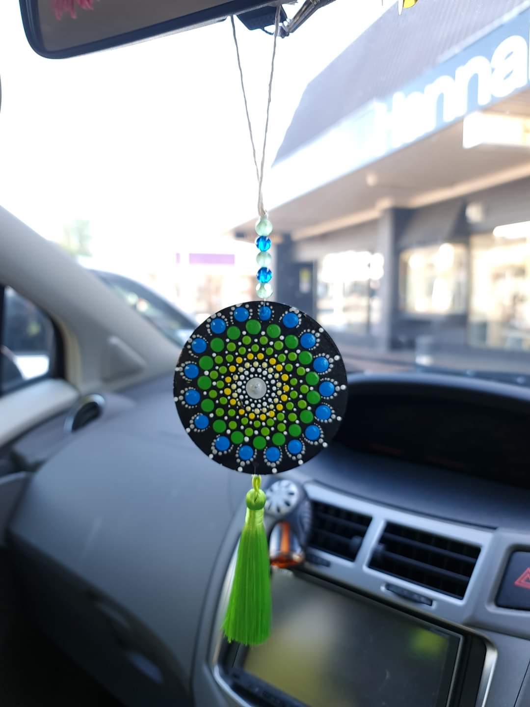 Double Sided Mandala Car Hangings