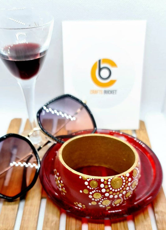 Unique Wooden Mandala Bangles