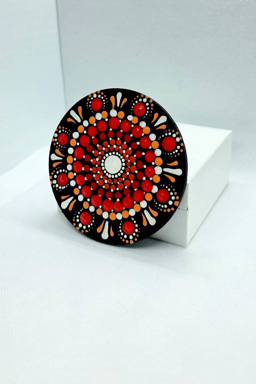 Colourful Dotmandal Fridge Mgnets