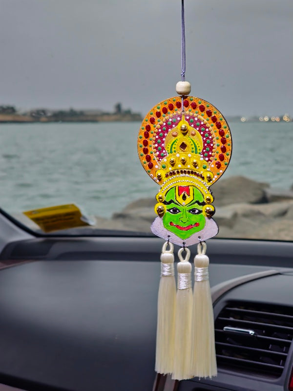 Hand painted Kathakali Car Hangings