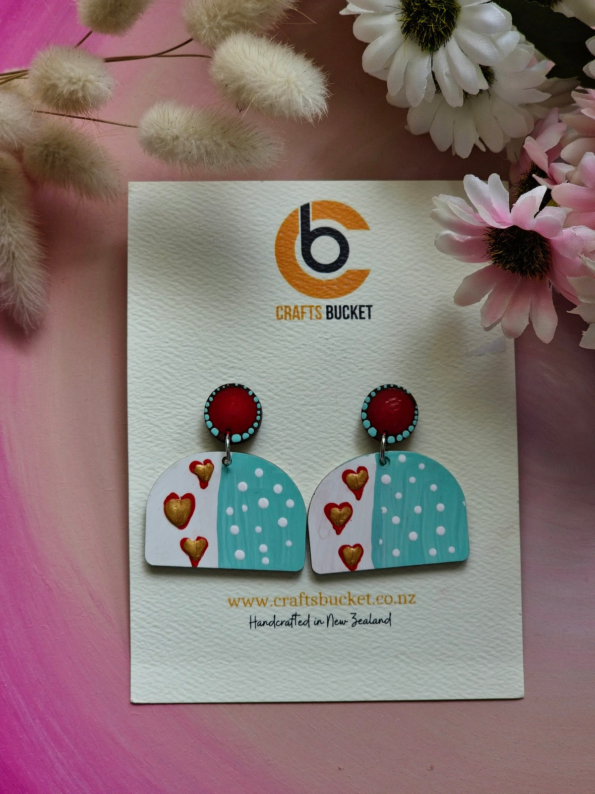 Love's Whisper:Handcrafted Earrings
