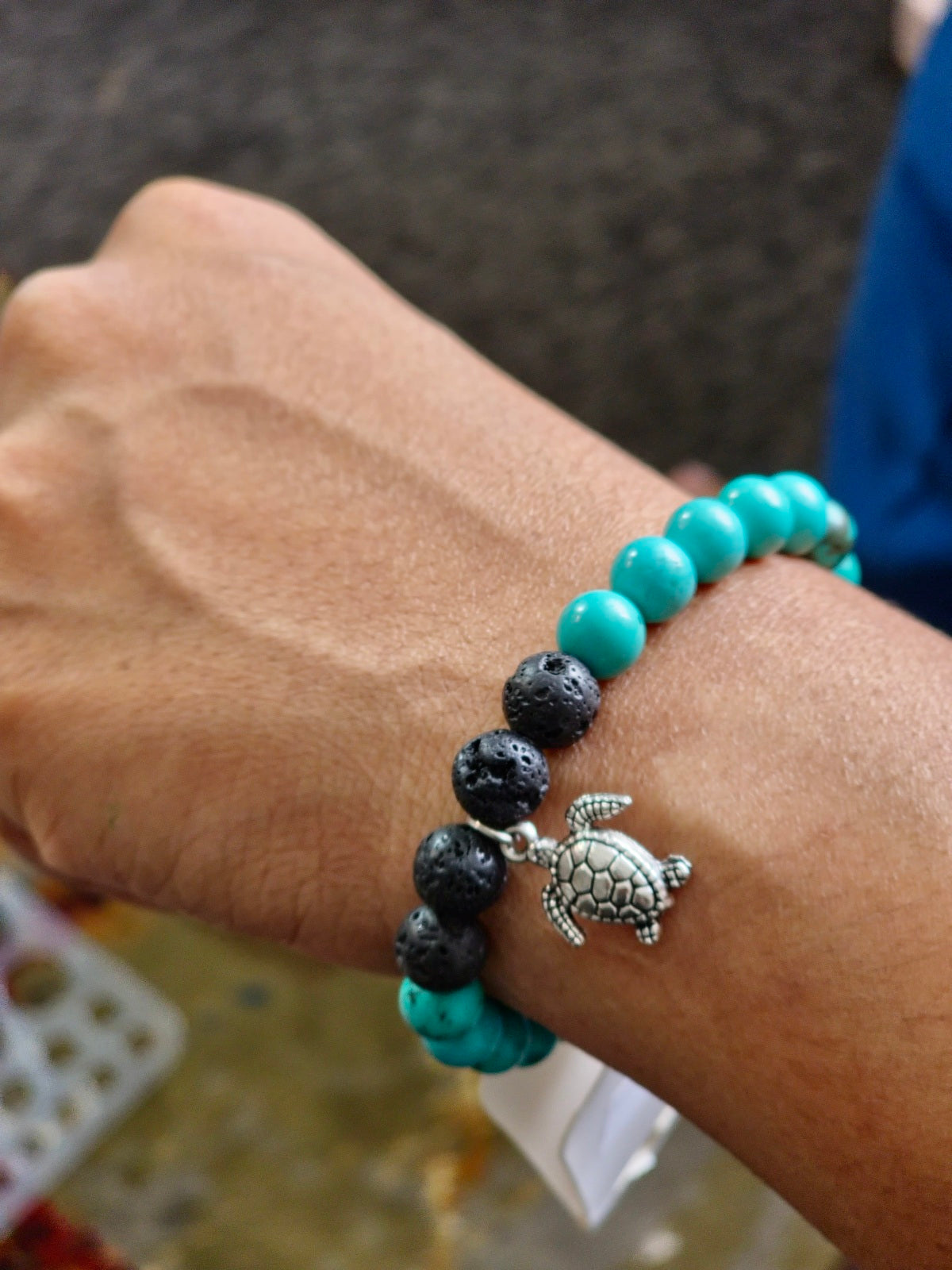 Lava Strength: Turquoise Tranquility Bracelets