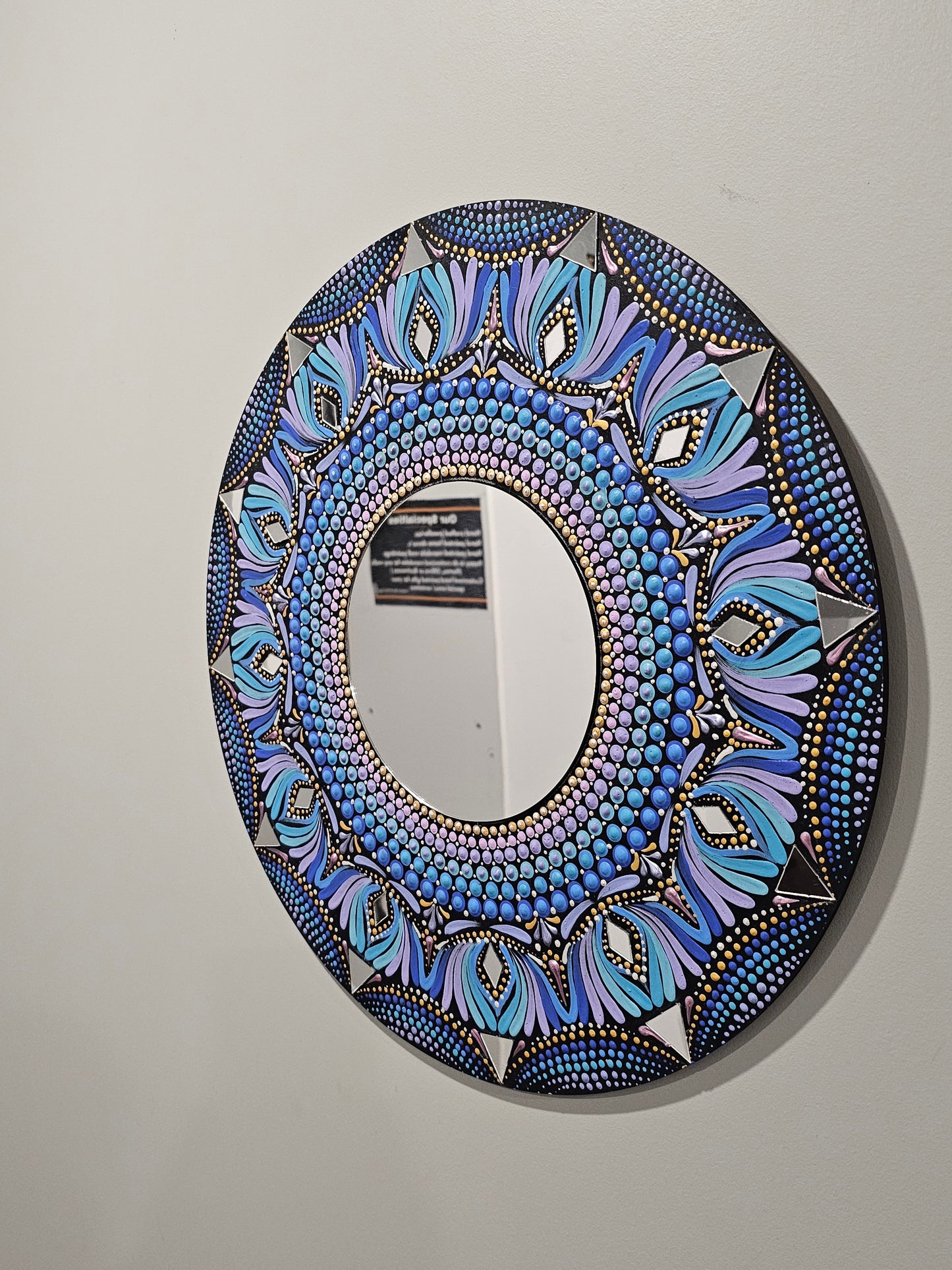 Celestial Reflection Mirror Mandala Paintings