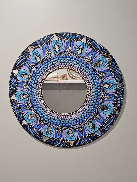 Celestial Reflection Mirror Mandala Paintings