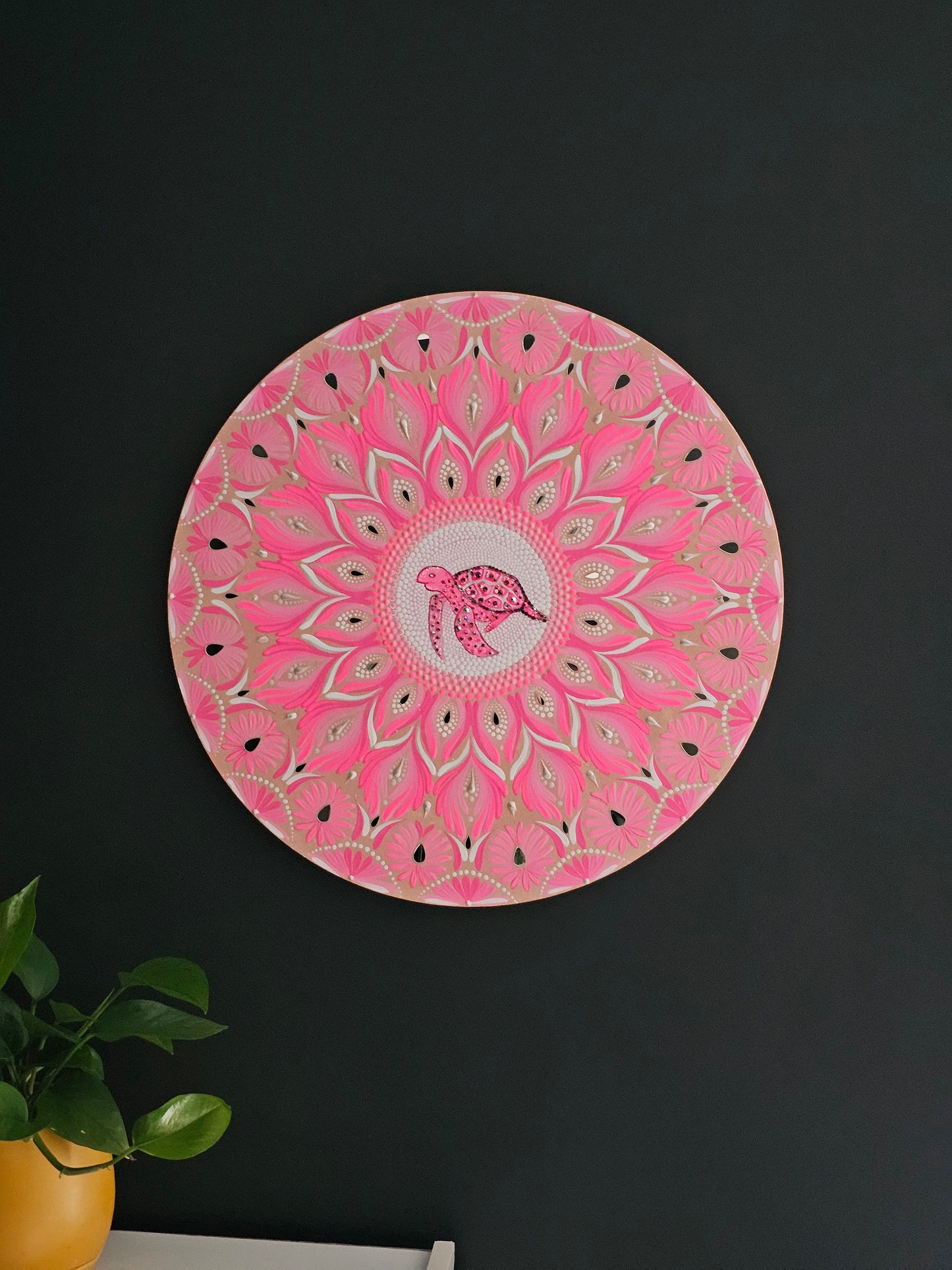 Blossom Tide: One-of-a-kind Commissioned Mandala Original Paintings