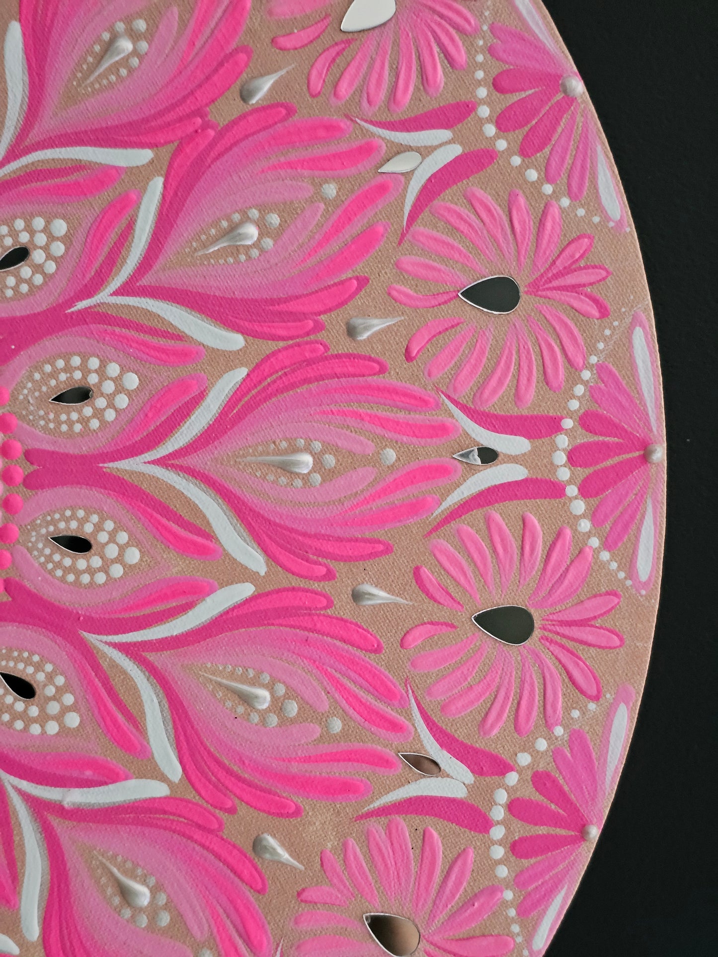 Blossom Tide: One-of-a-kind Commissioned Mandala Original Paintings