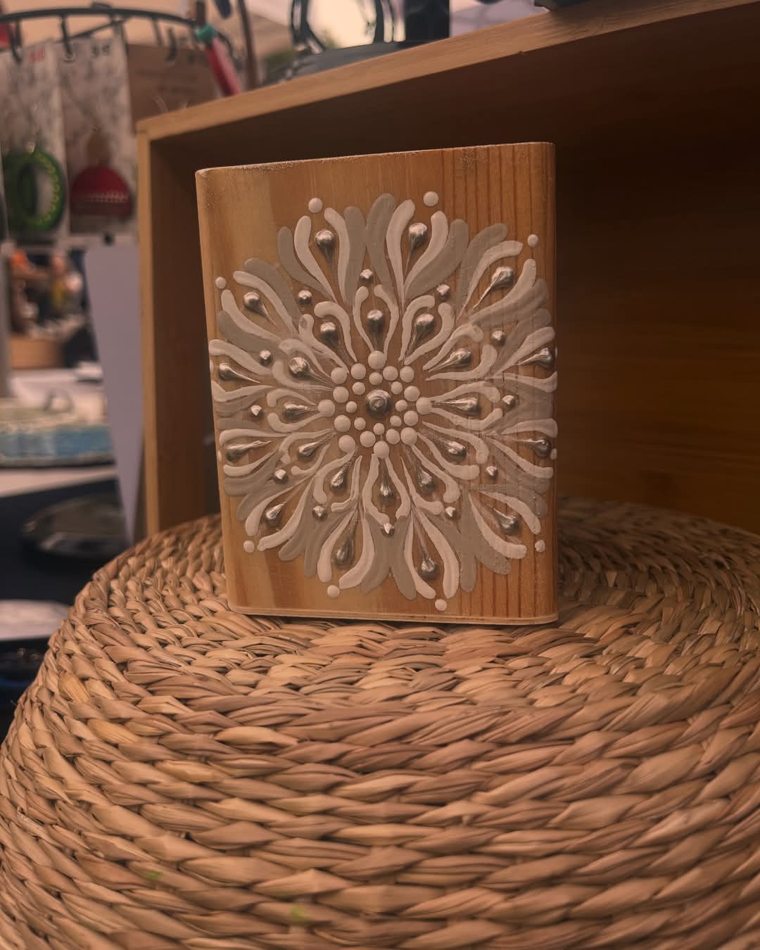 Hand Painted Mandala Stationeries (Pen Holders)