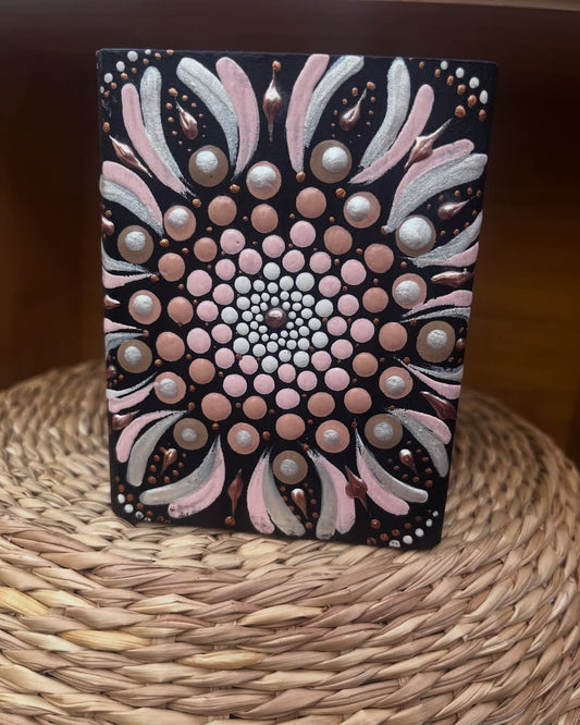 Hand Painted Mandala Pen Holders