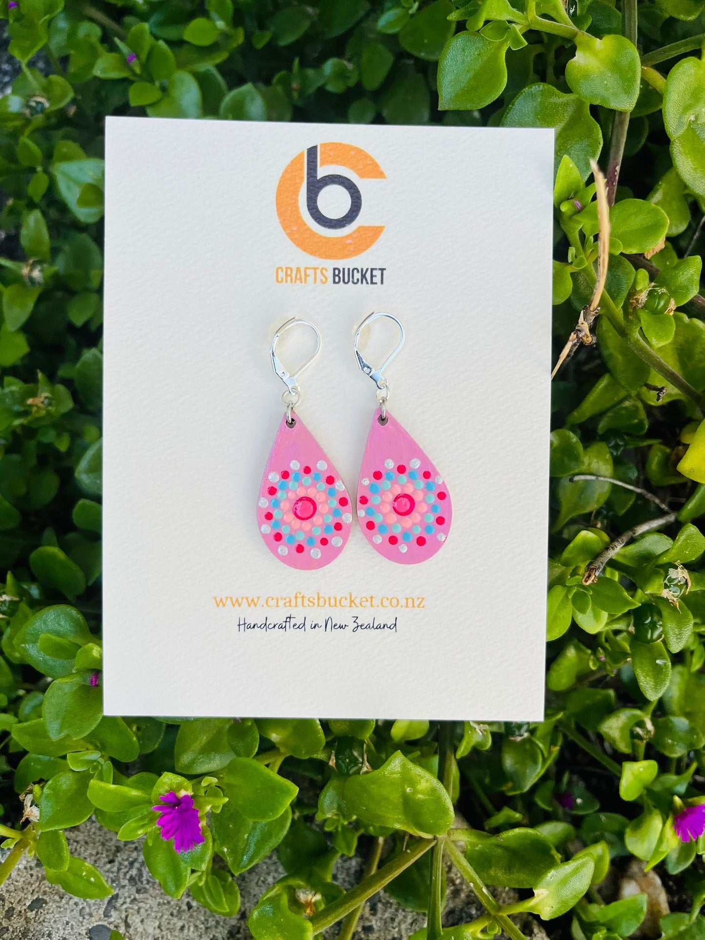 Handmade Floral Design Earrings