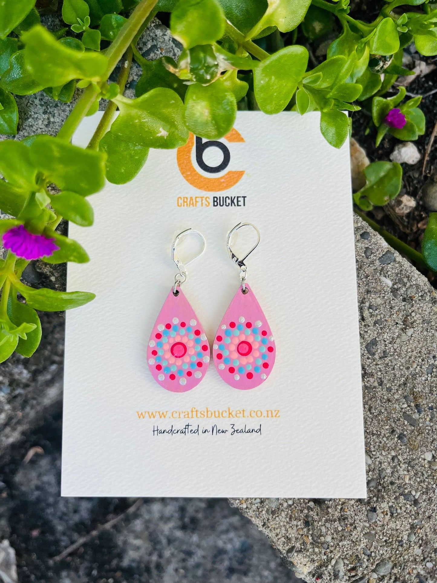 Handmade Floral Design Earrings