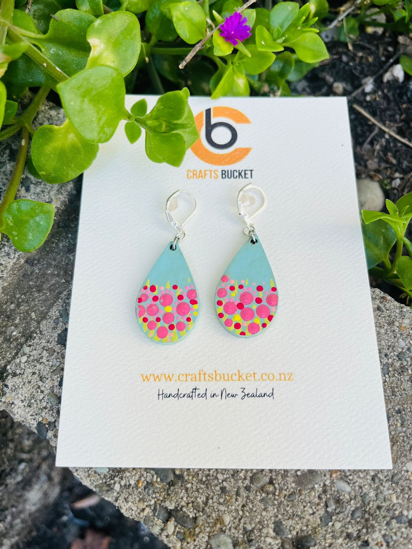 Handmade Floral Design Earrings