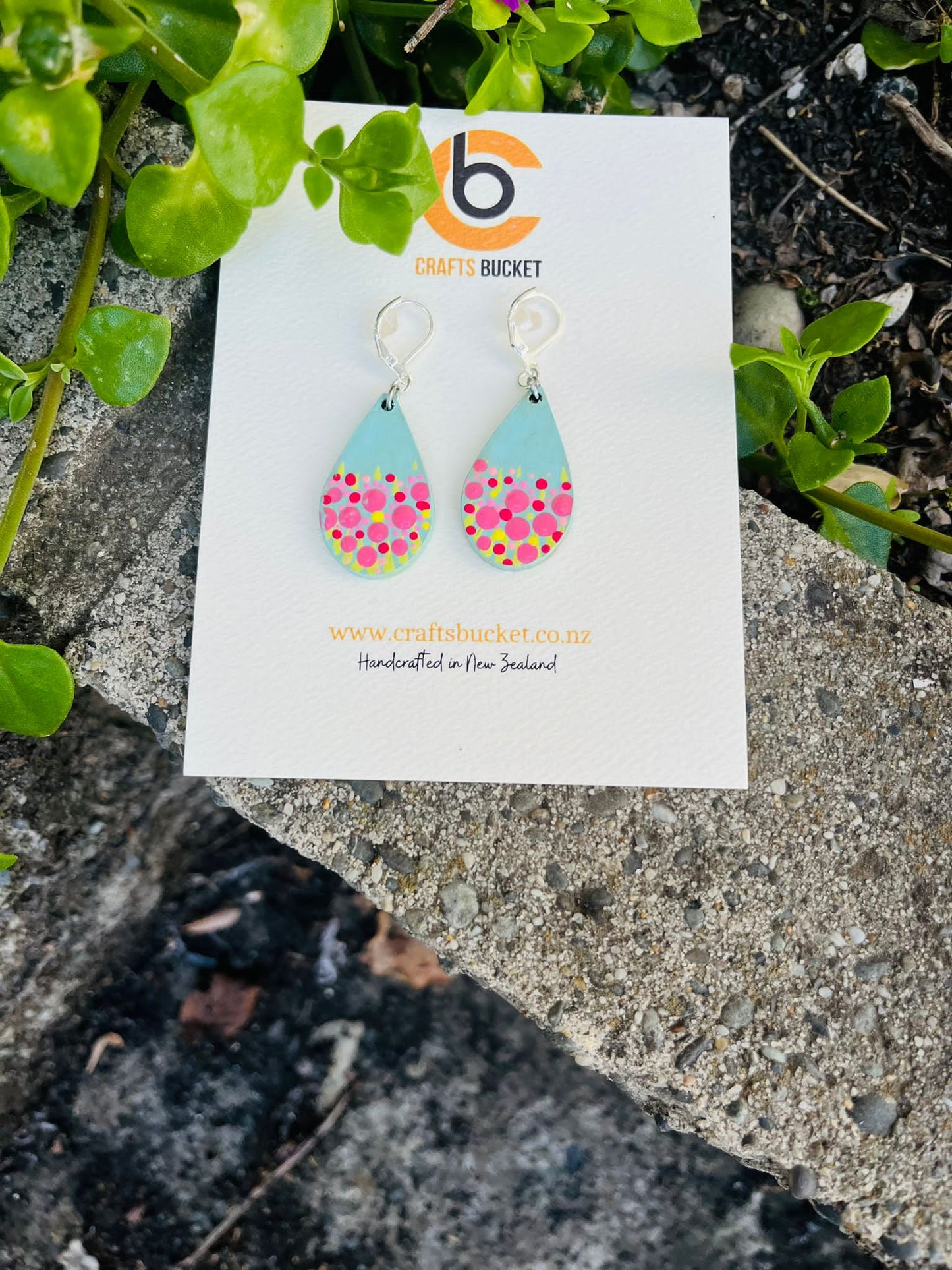 Handmade Floral Design Earrings