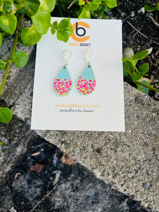 Handmade Floral Design Earrings