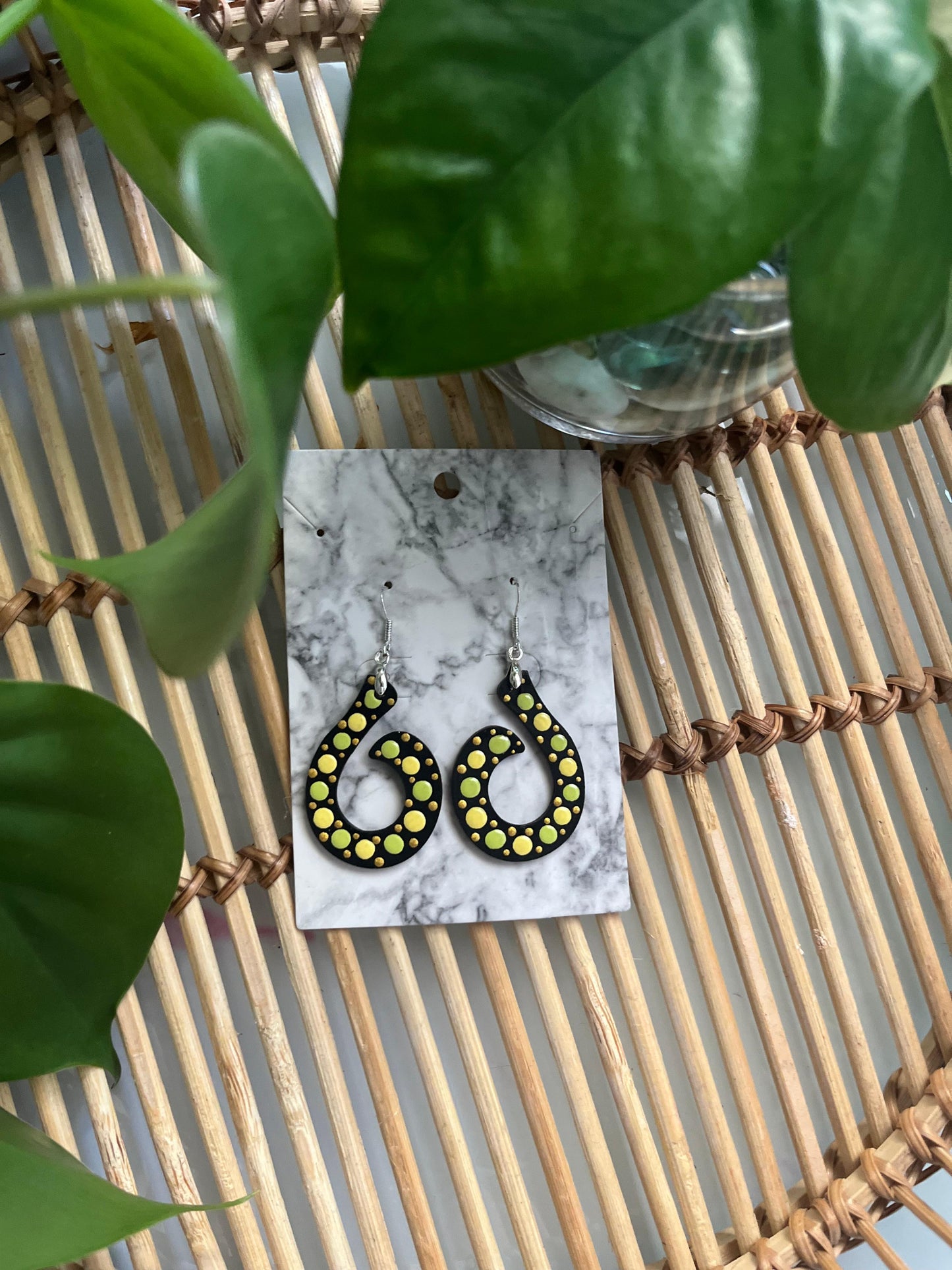 Koru Inspired Statement Earrings