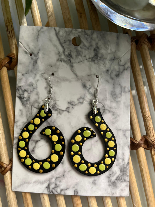 Koru Inspired Statement Earrings