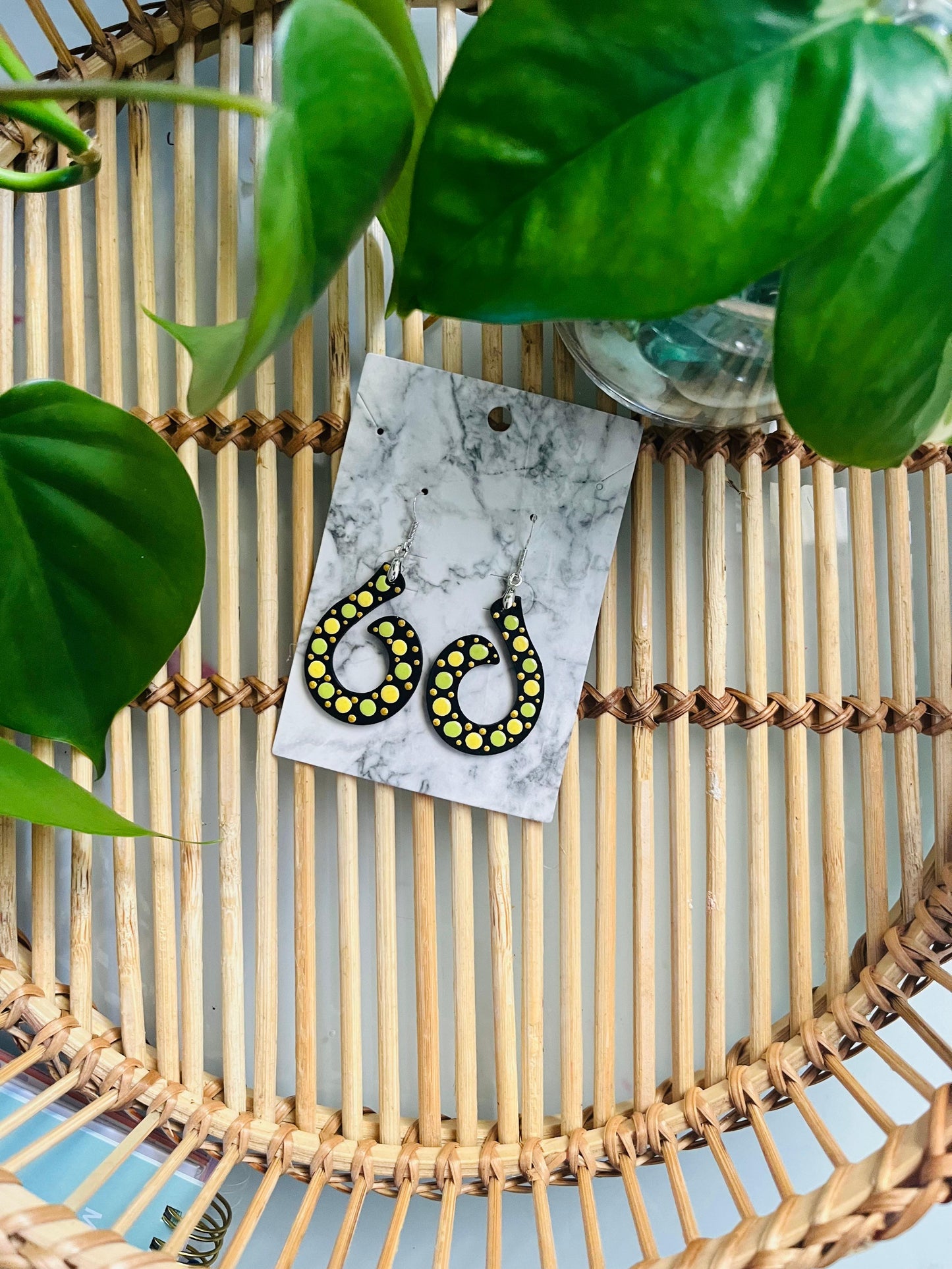 Koru Inspired Statement Earrings