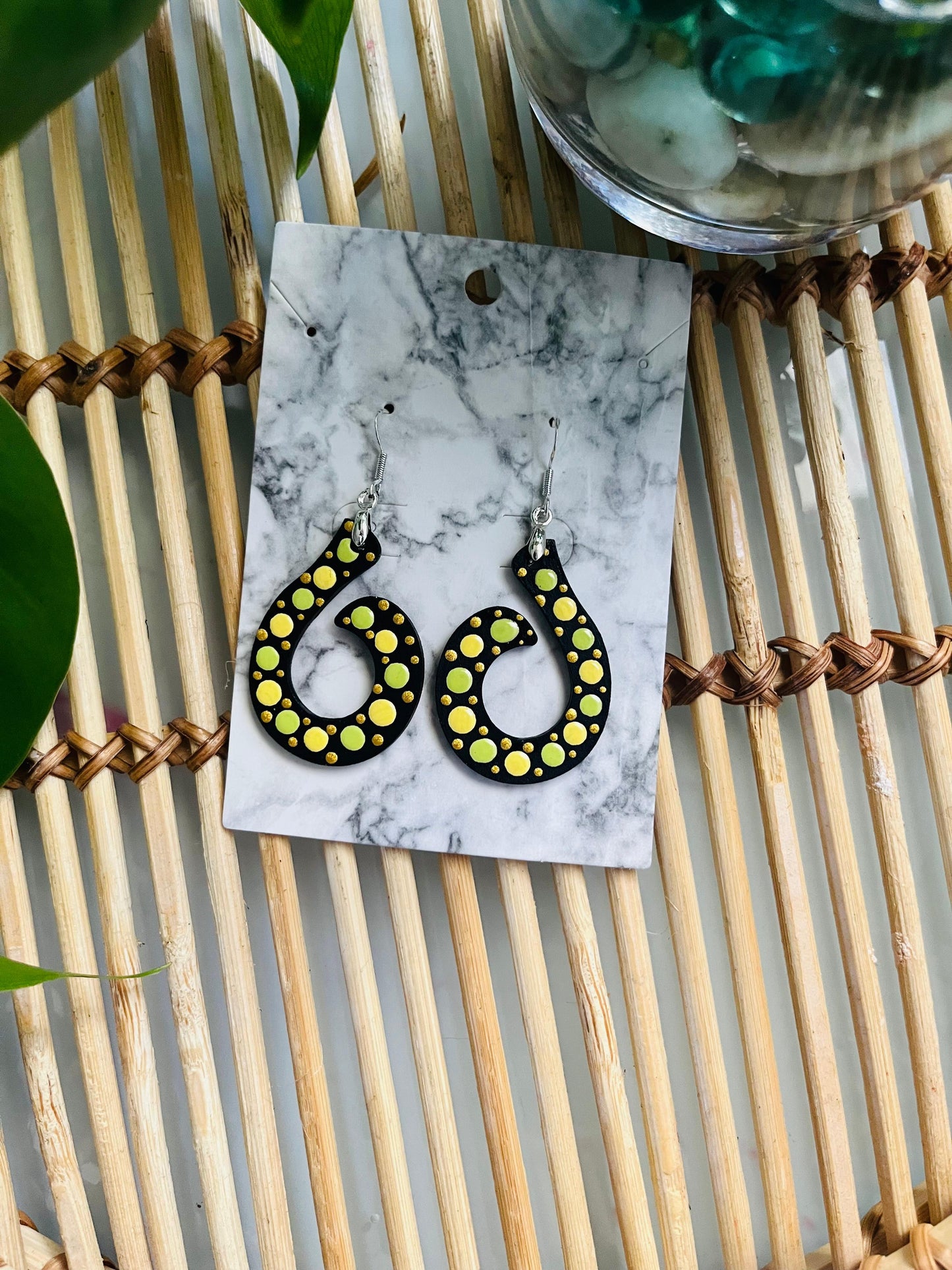 Koru Inspired Statement Earrings