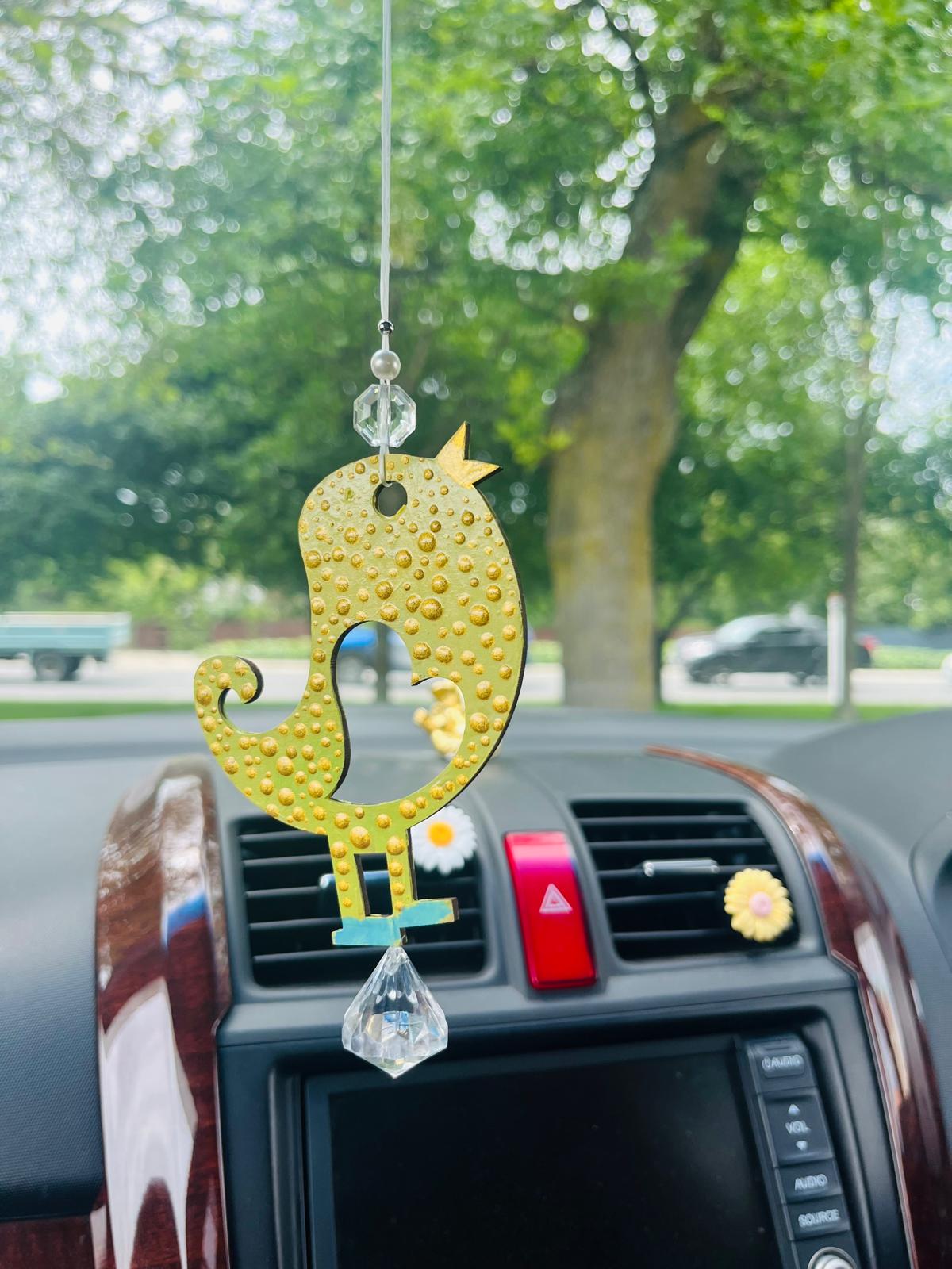 Double Sided Handcrafted Car Hangings