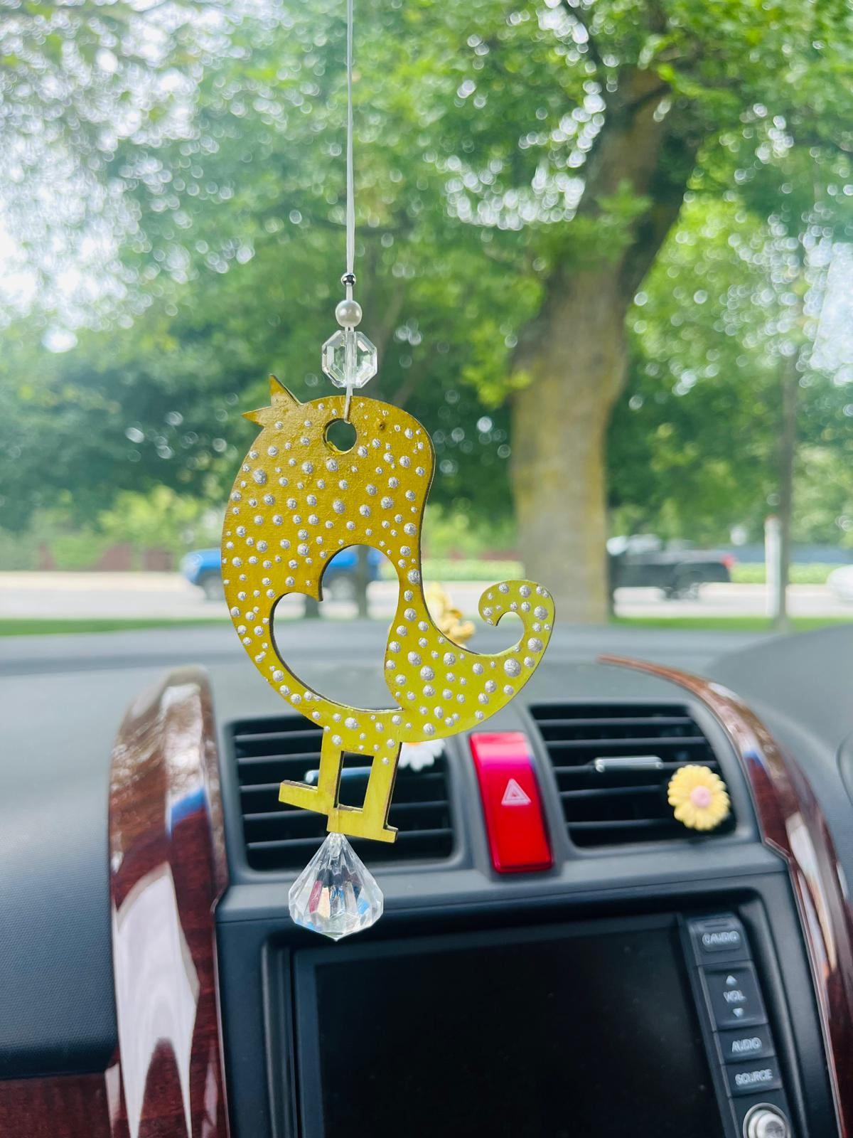 Double Sided Handcrafted Car Hangings