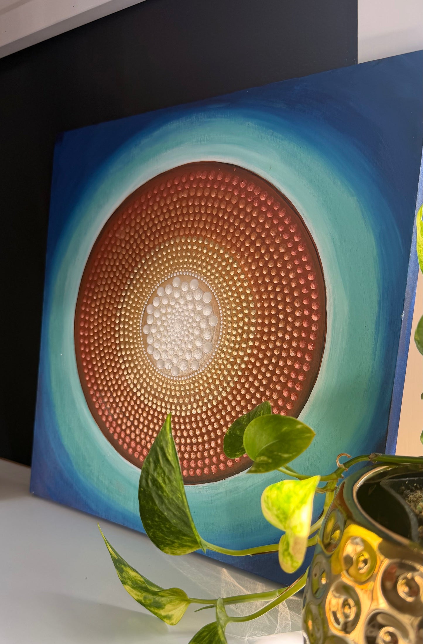 Celestial Dawn Original Mandala Paintings