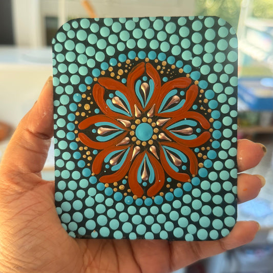 fridge magnet cum mini mandala tabletop