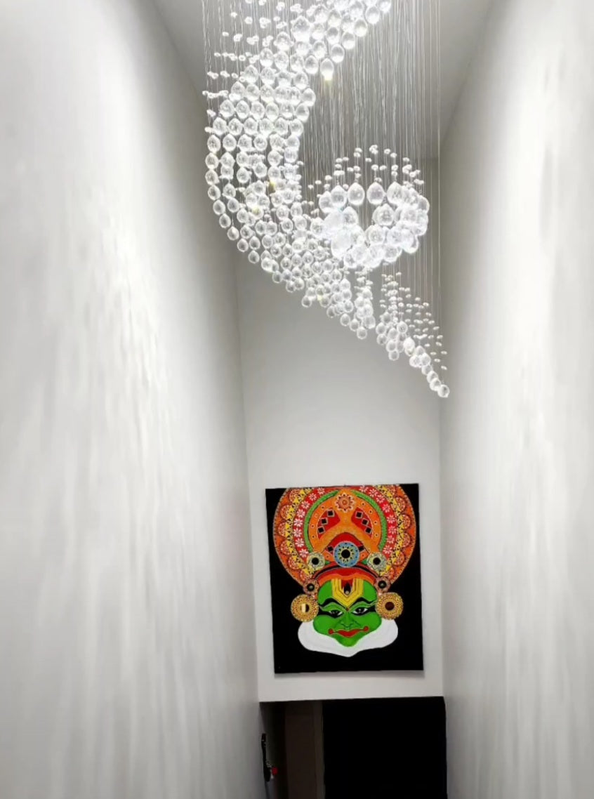 Hand Painted Mandala Kathakali Original Wall Paintings