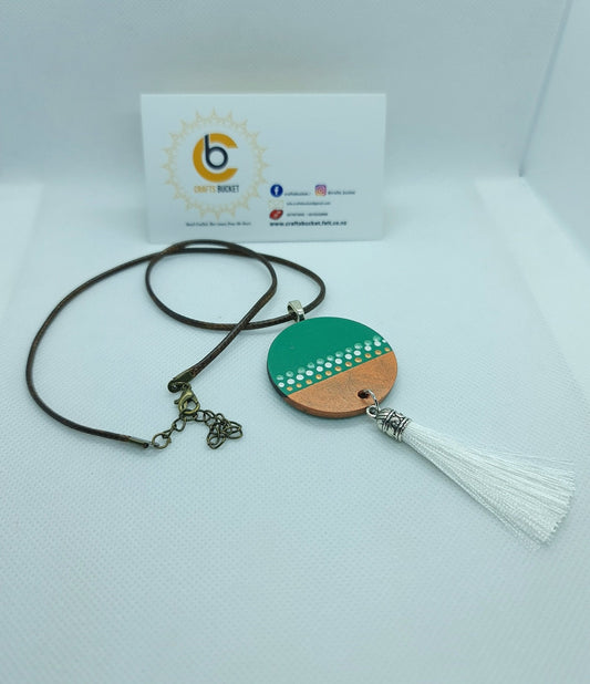 Adjustable Mandala Dotted Pendant Necklace - Crafts Bucket