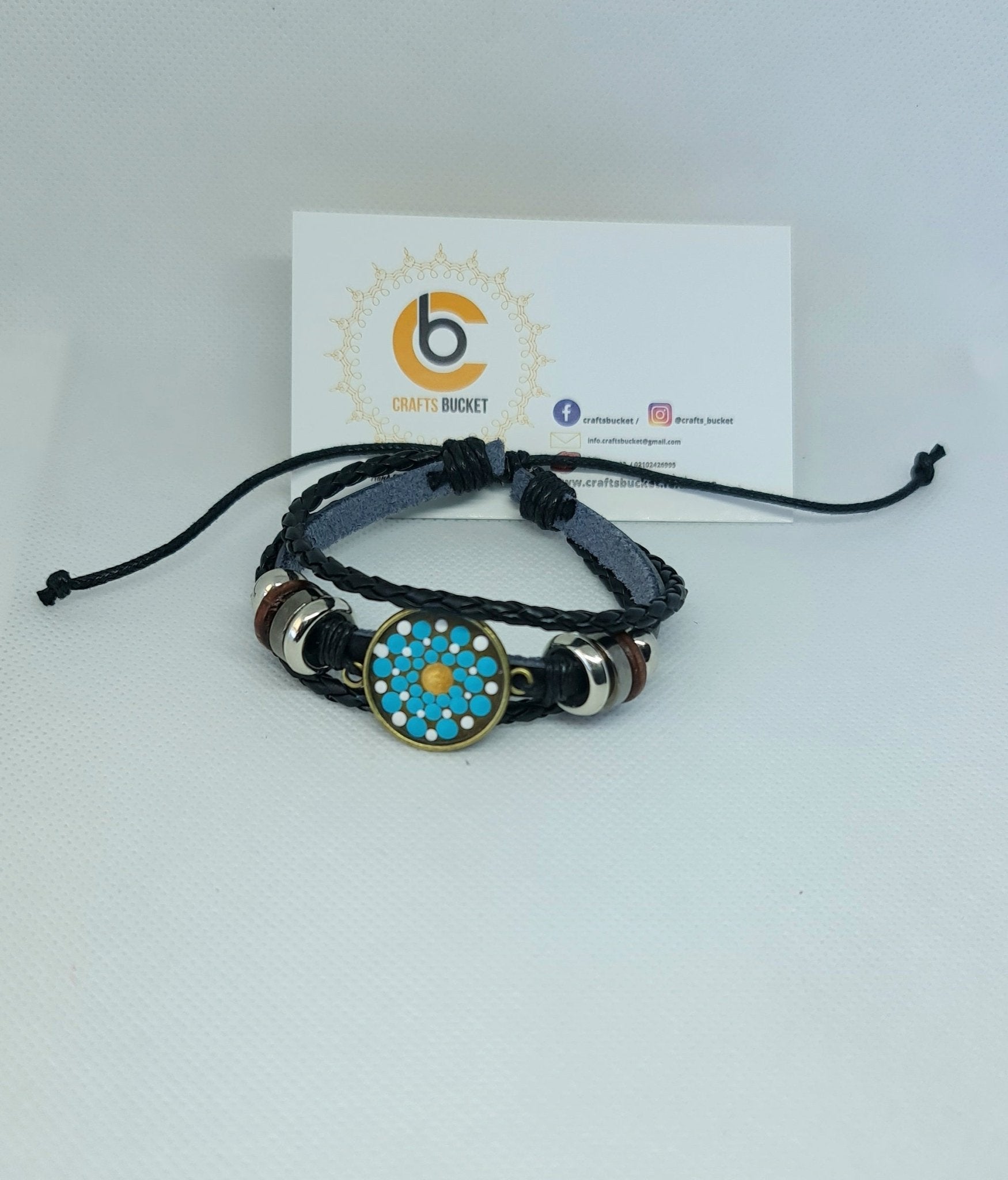 Adjustable Unisex Leather Bracelets - Crafts Bucket