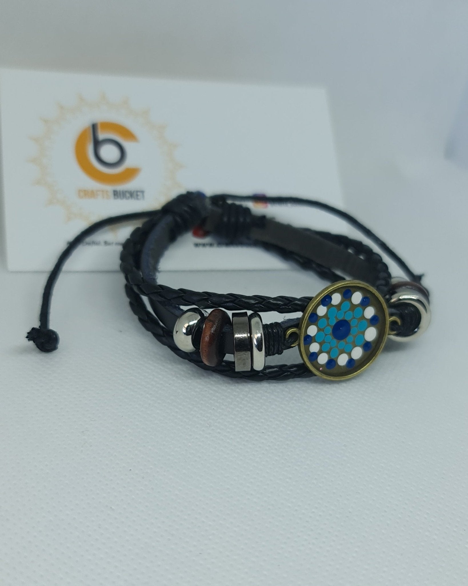 Adjustable Unisex Leather Bracelets - Crafts Bucket