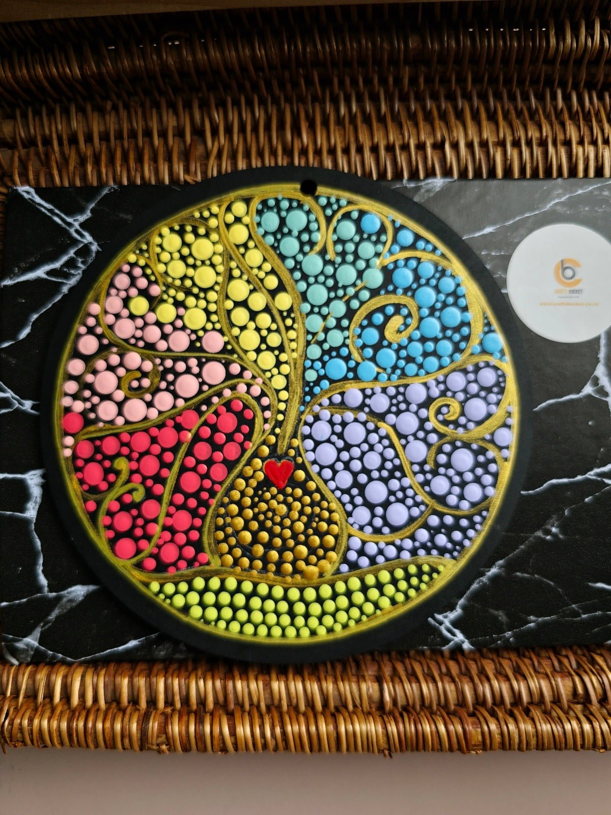 Colour burst Connection: Tree Of Life Fridge Magnets - Crafts Bucket