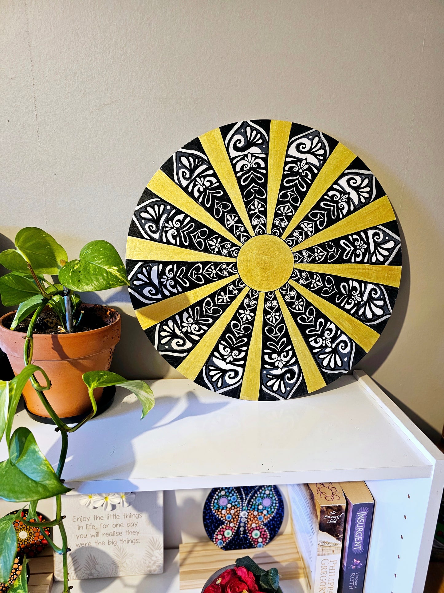 Hand Drawn Mandala Wall Decor Paintings