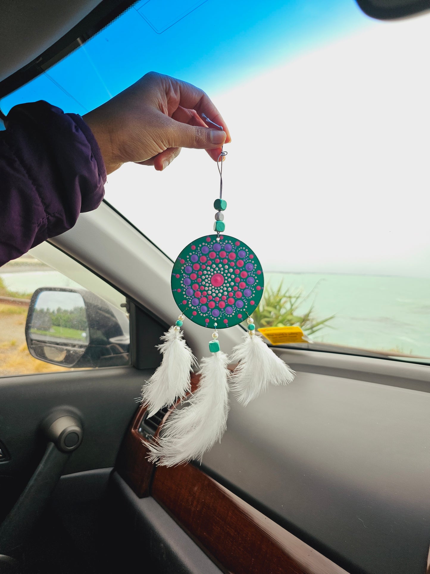 Double Sided Mandala Car Hangings