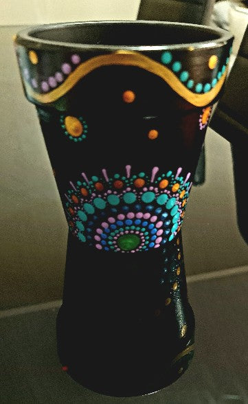 Handpainted Mandala Plant Pots