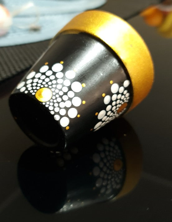Handpainted Mandala Plant Pots