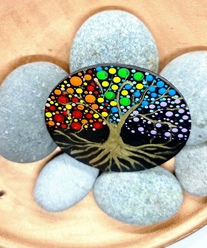 Colourful Mandala Fridge Magnets