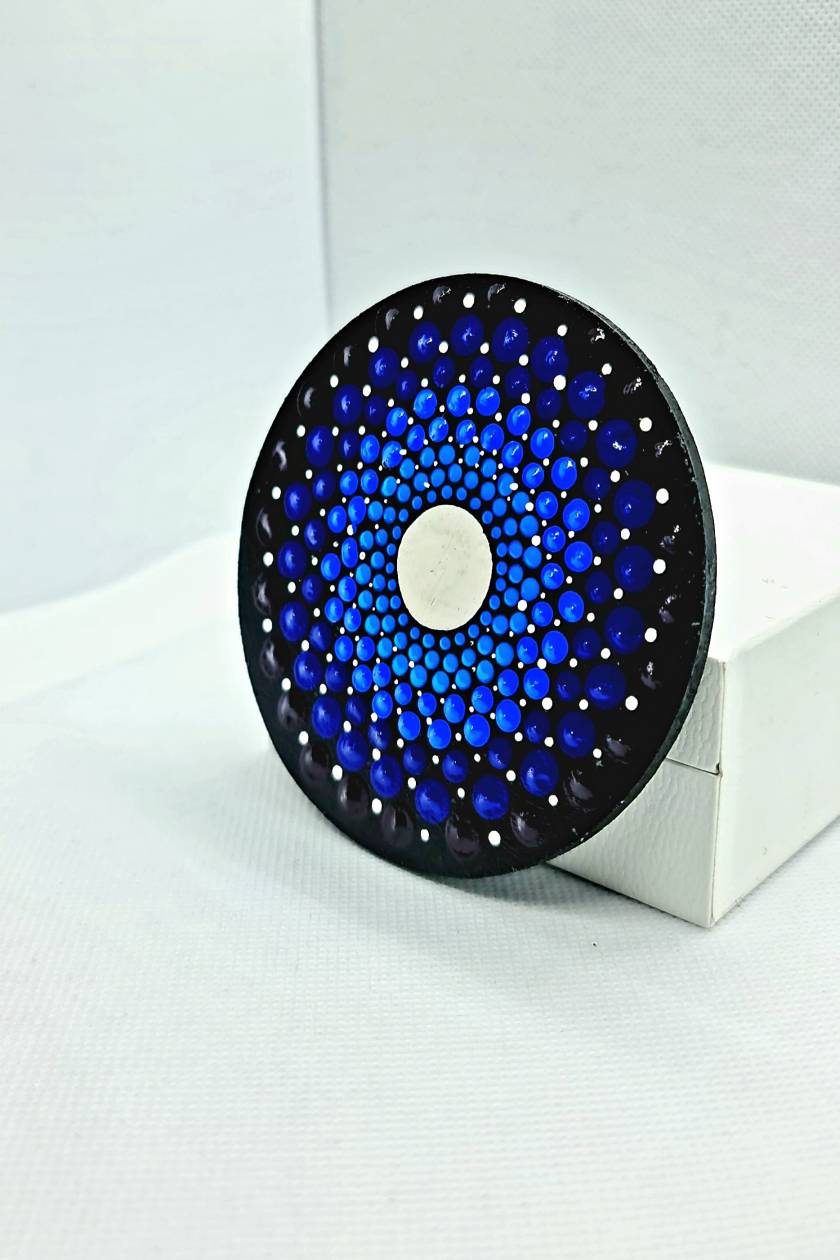 Colourful Dot mandala Fridge Magnets