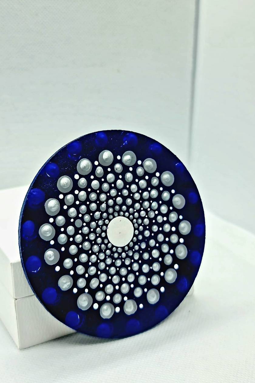 Colourful Dot mandala Fridge Magnets